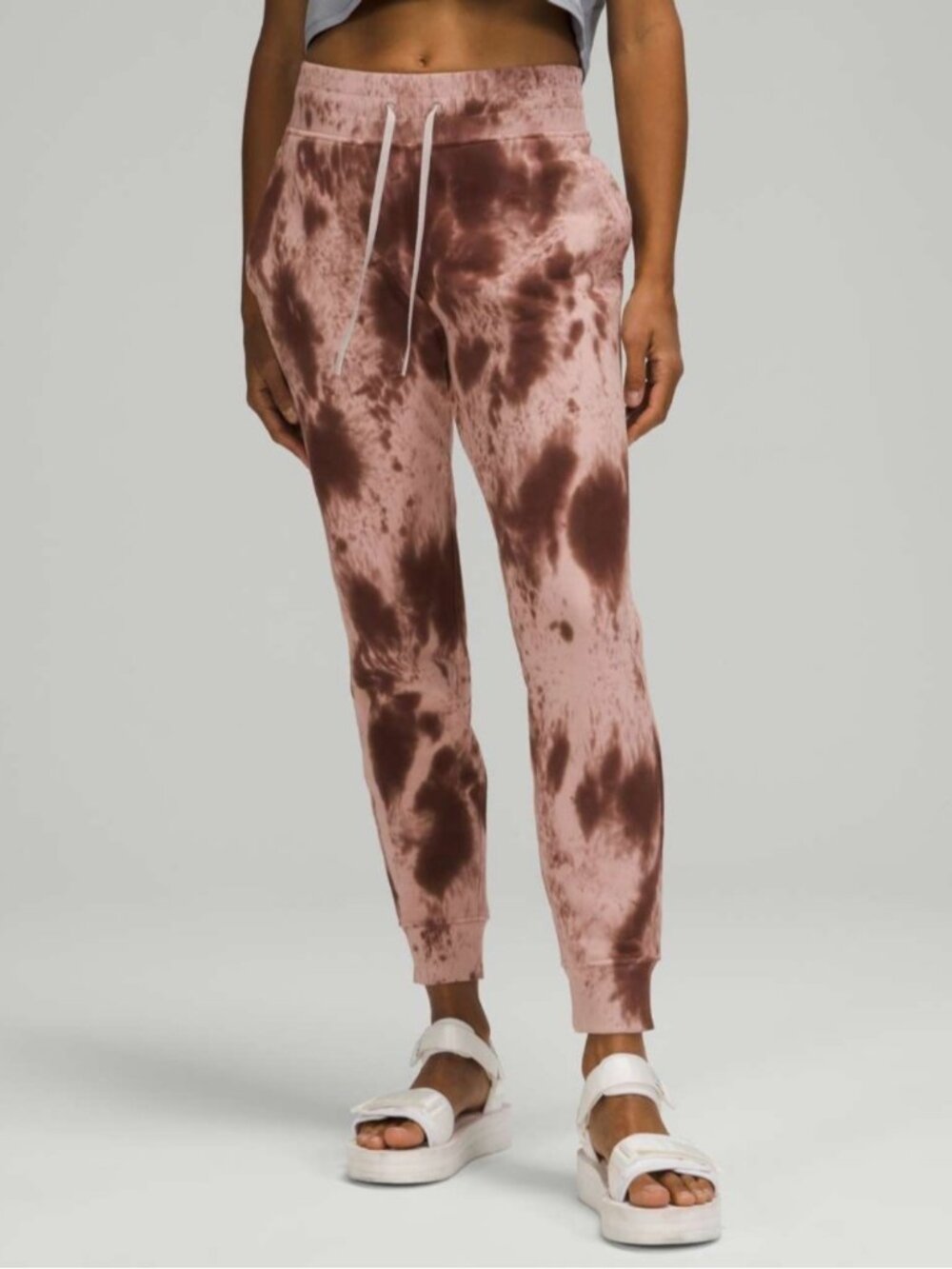 Lululemon Warm Down Jogger *28" Marble Dye Silky French Press  8